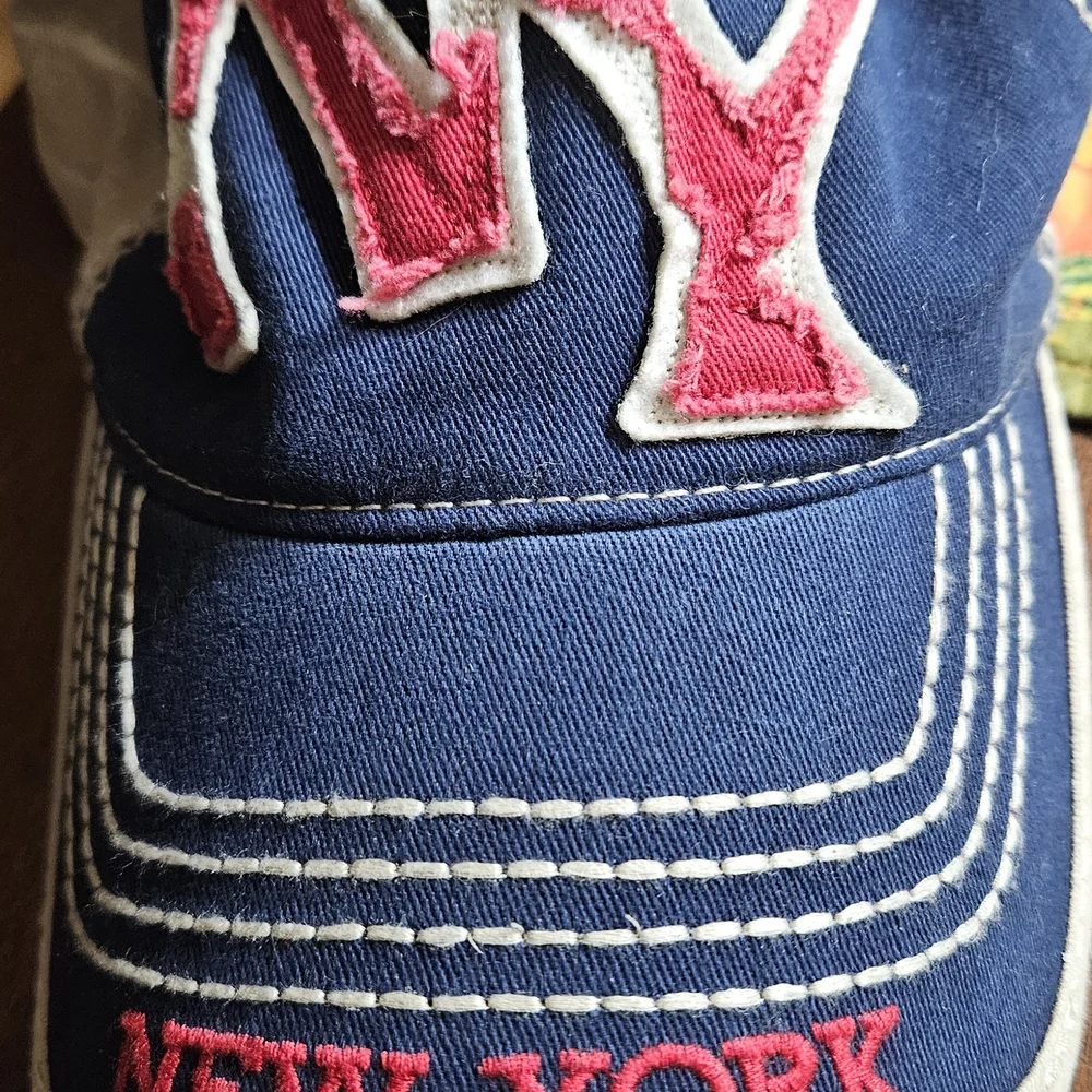 Robin Ruth Tan Cap with New York Detail